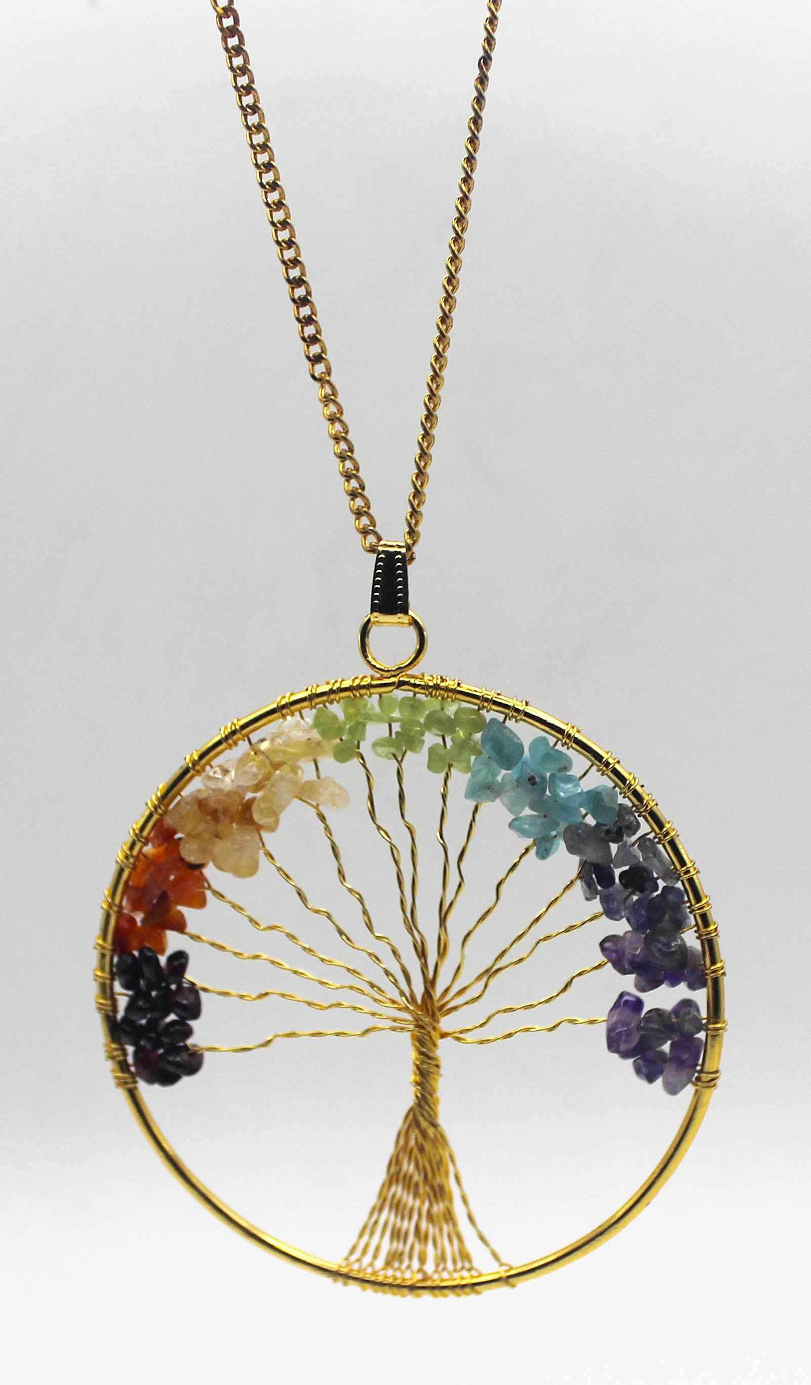 Tree of Life Chakra Pendant