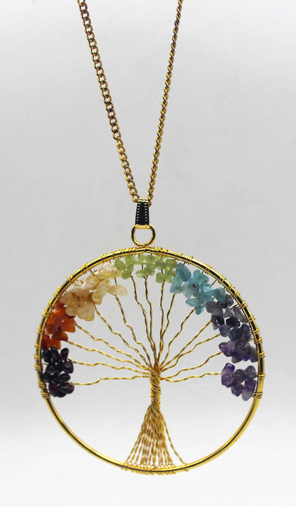 Tree of Life Chakra Pendant