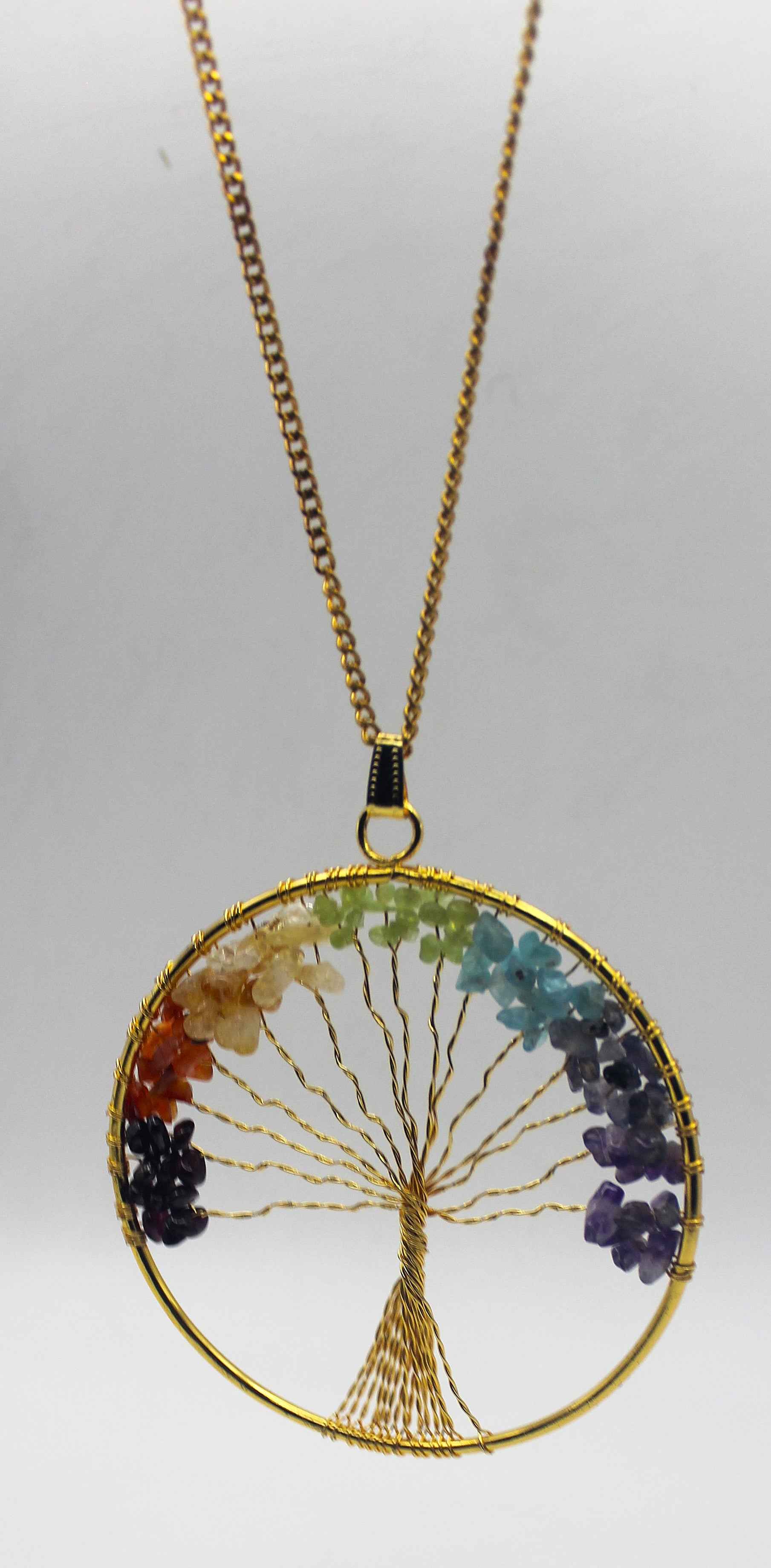 Tree of Life Chakra Pendant