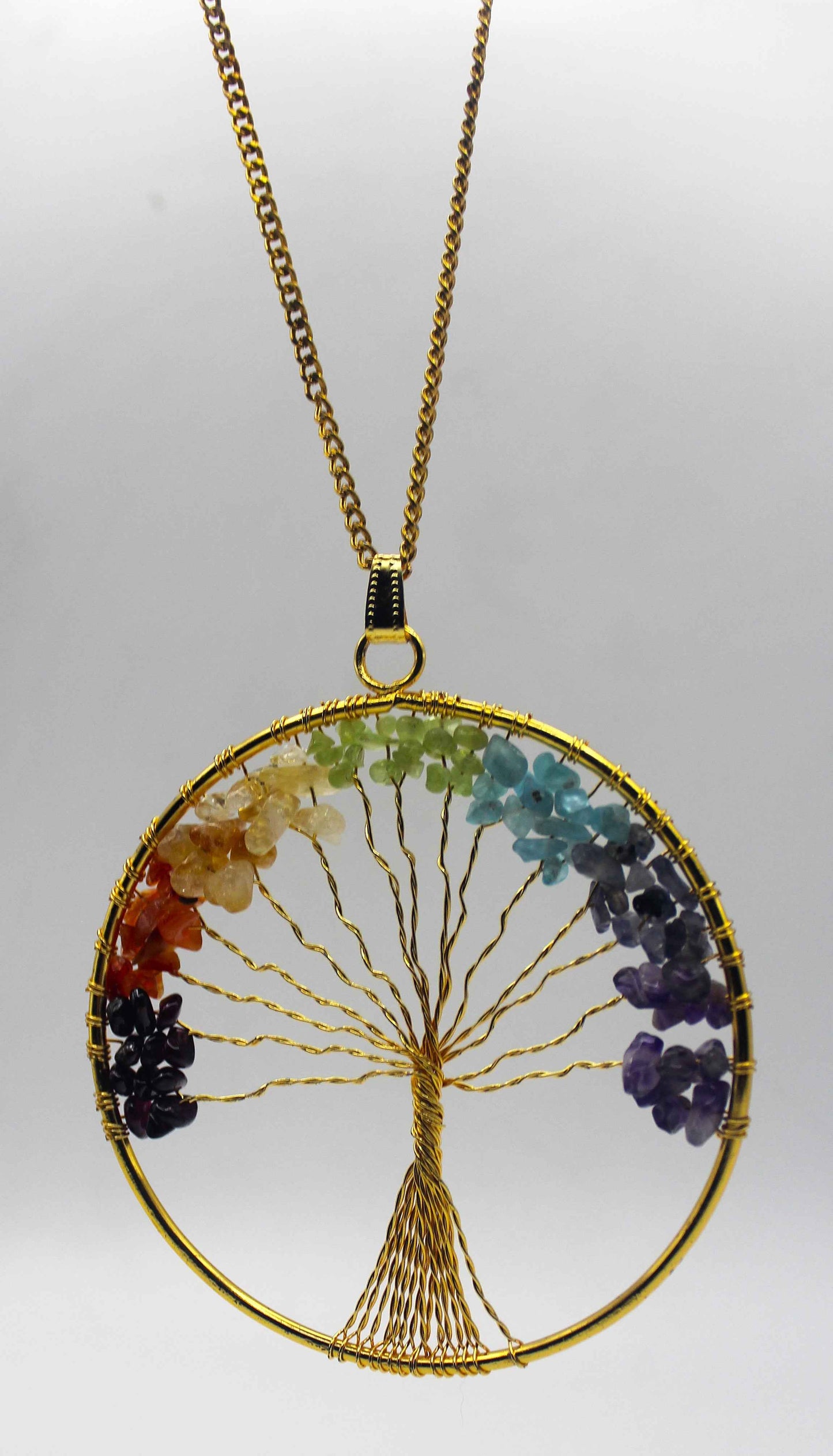 Tree of Life Chakra Pendant