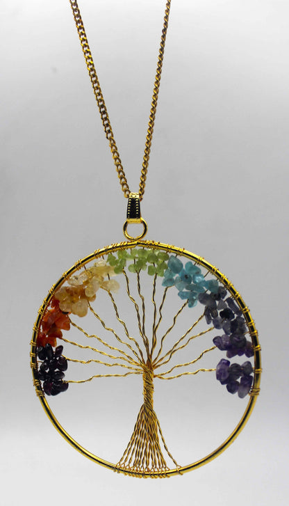 Tree of Life Chakra Pendant