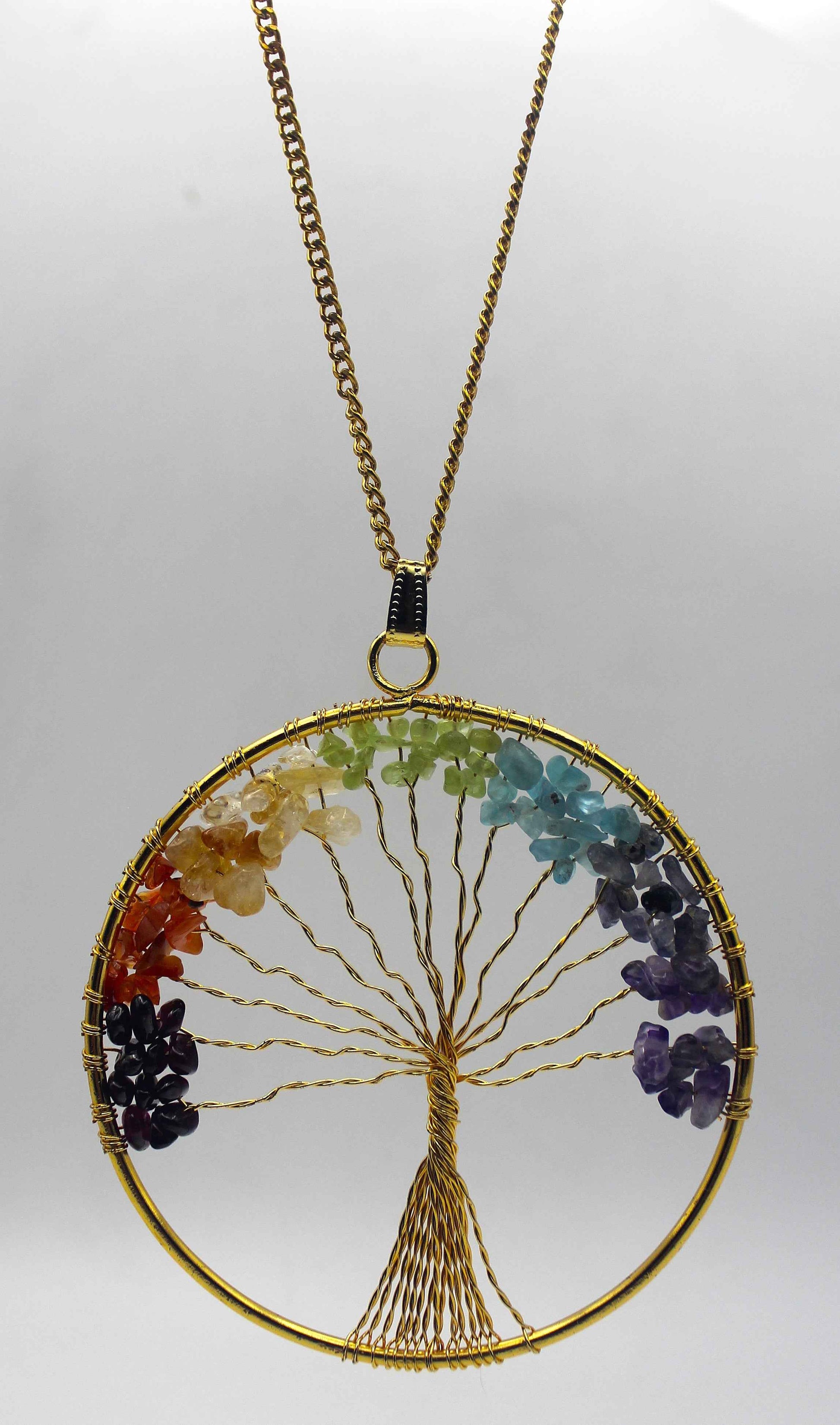 Tree of Life Chakra Pendant