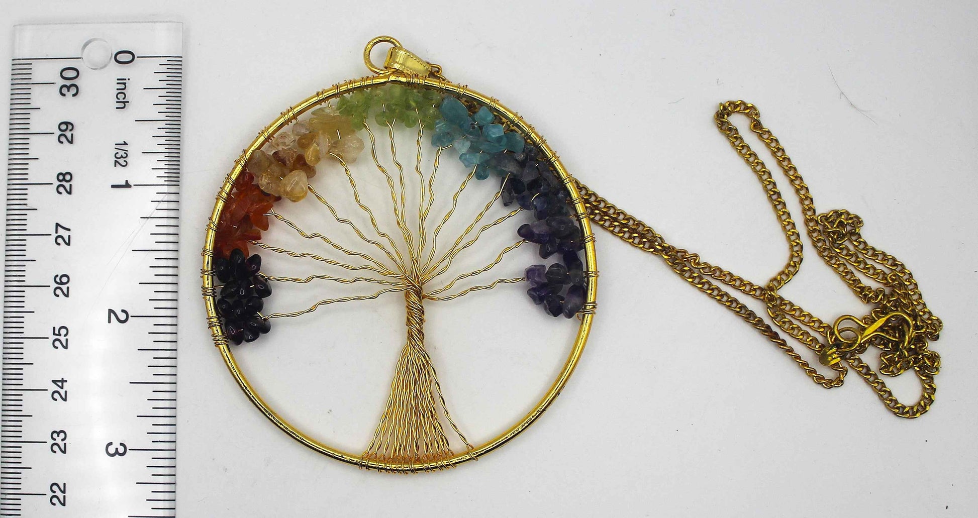 Tree of Life Chakra Pendant