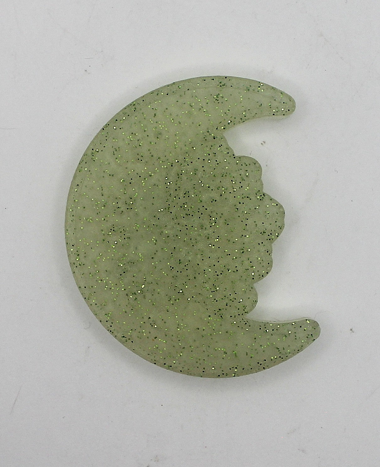 Resin Moon with Phases and Flower