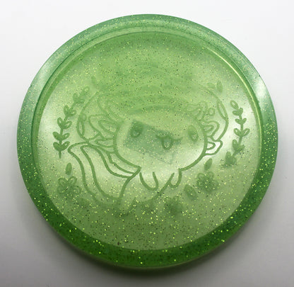 Resin Axolotl Mushroom Trinket Tray
