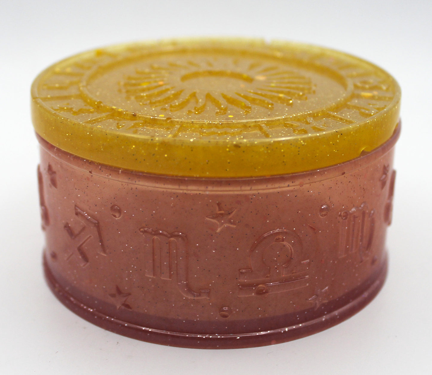 Zodiac Trinket Box with Sun and Star Lids