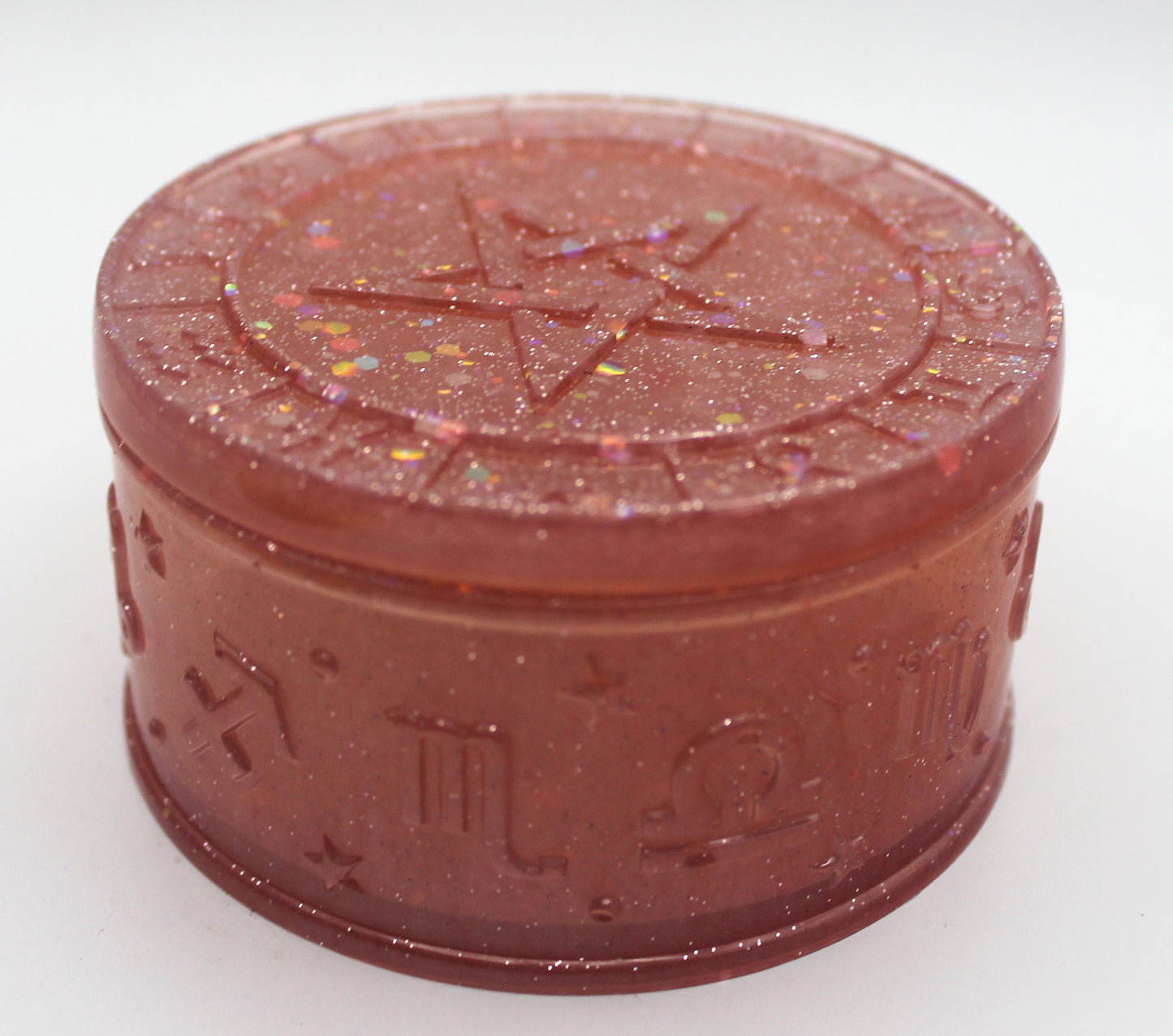 Zodiac Trinket Box with Sun and Star Lids