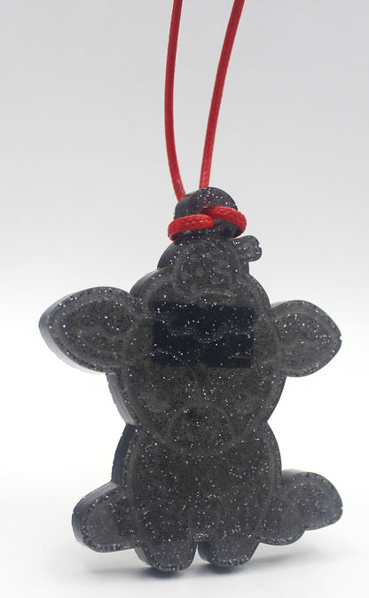 Resin Cute Cow Necklace