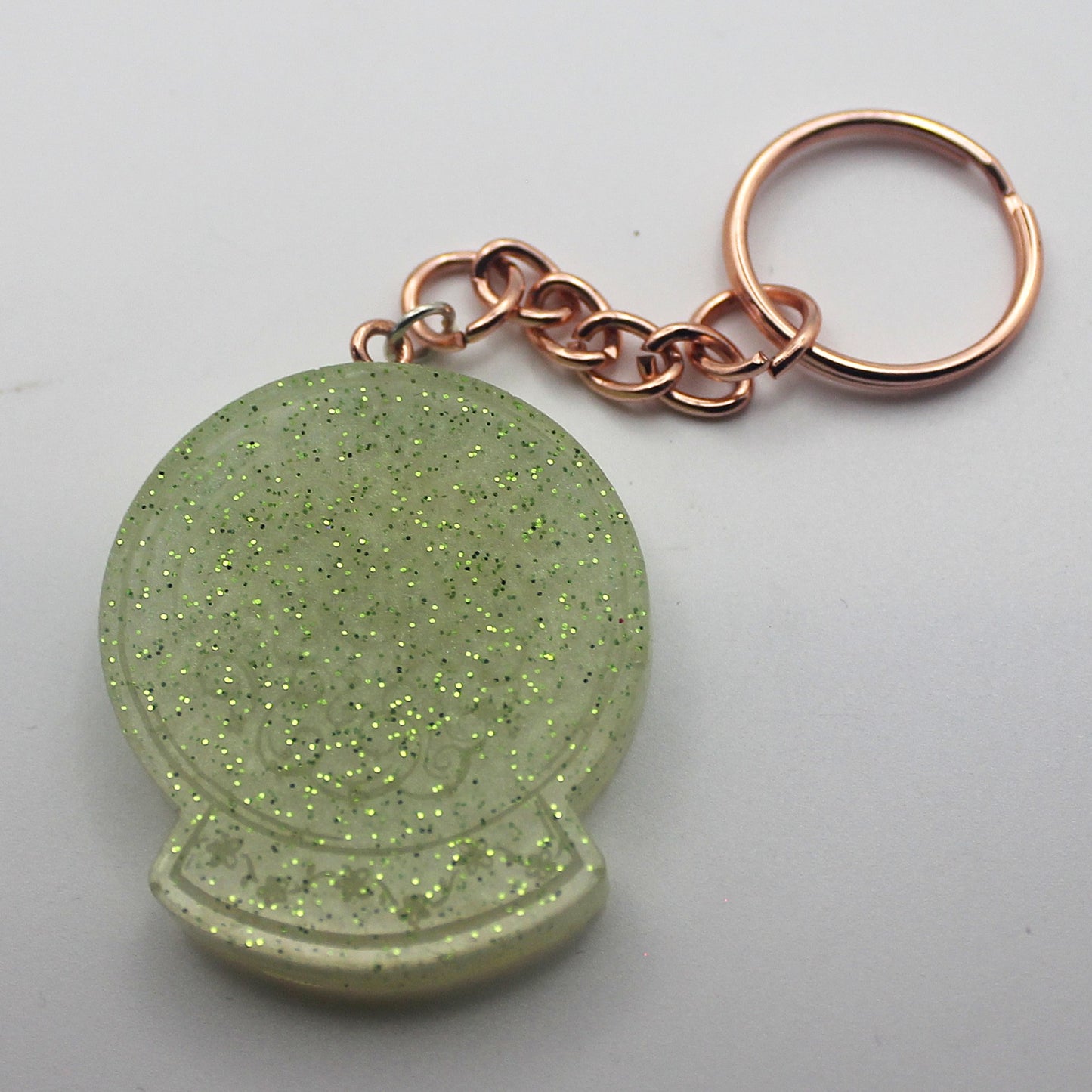 Resin Crystal Ball Keychain