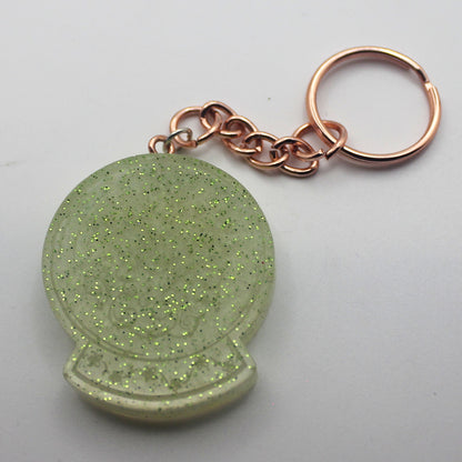 Resin Crystal Ball Keychain