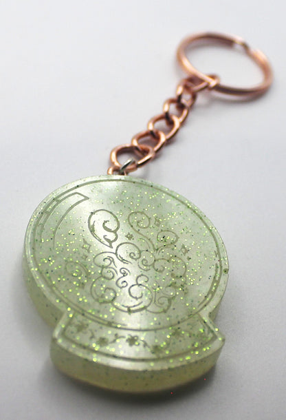 Resin Crystal Ball Keychain