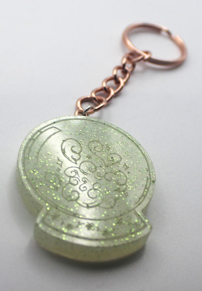 Resin Crystal Ball Keychain