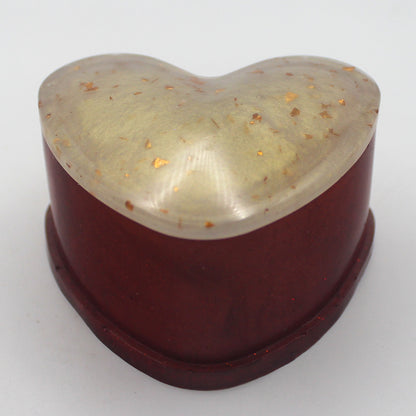 Resin Heart Trinket Box