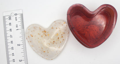 Resin Heart Trinket Box