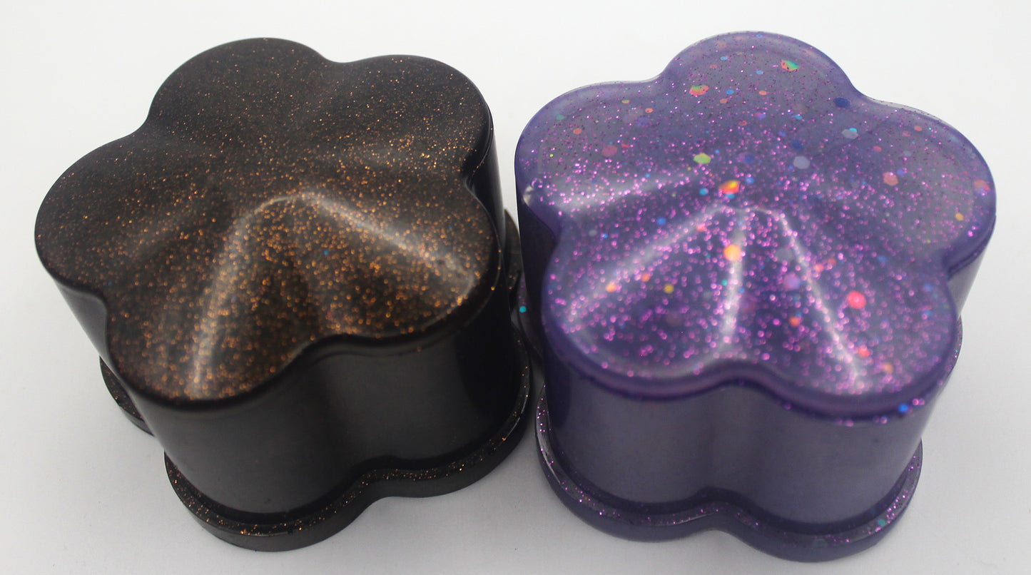 Resin Flower Trinket Box