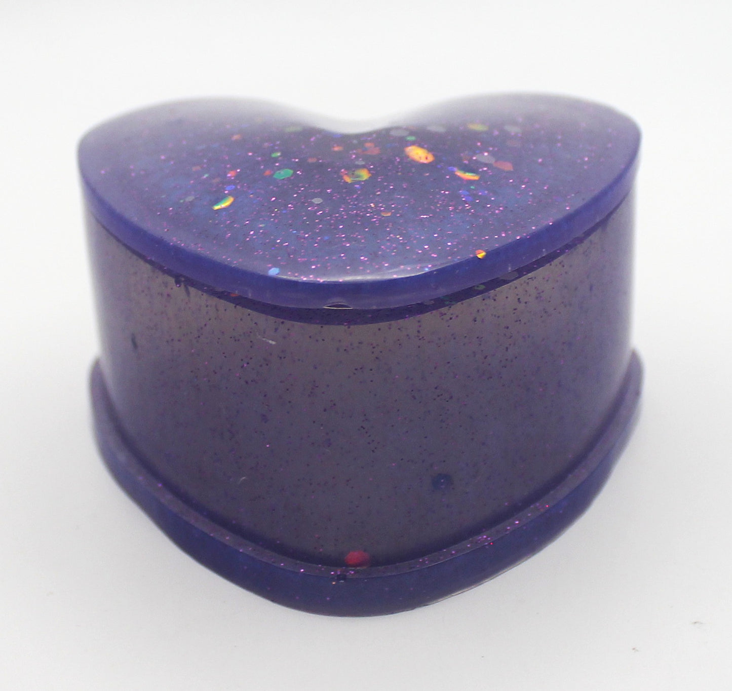 Resin Heart Trinket Box