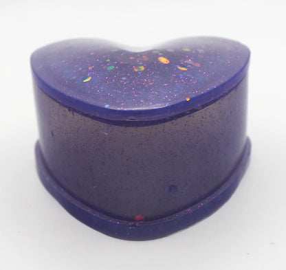 Resin Heart Trinket Box