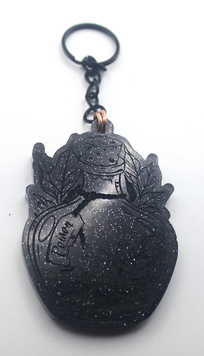 Resin Potion Bottle Keychain