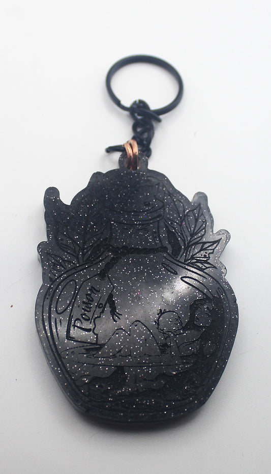 Resin Potion Bottle Keychain