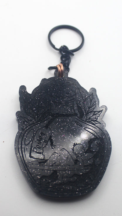 Resin Potion Bottle Keychain