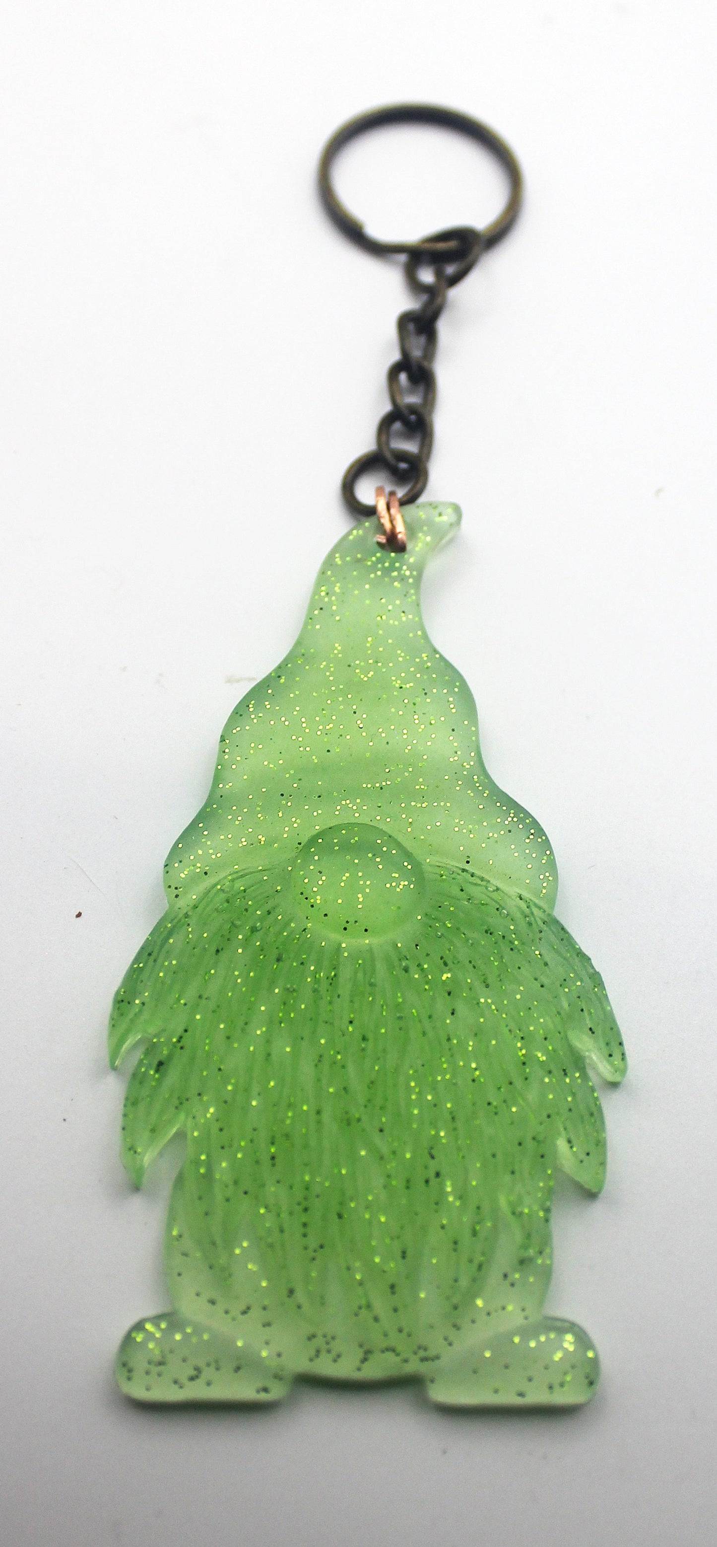 Resin Gnome Keychain
