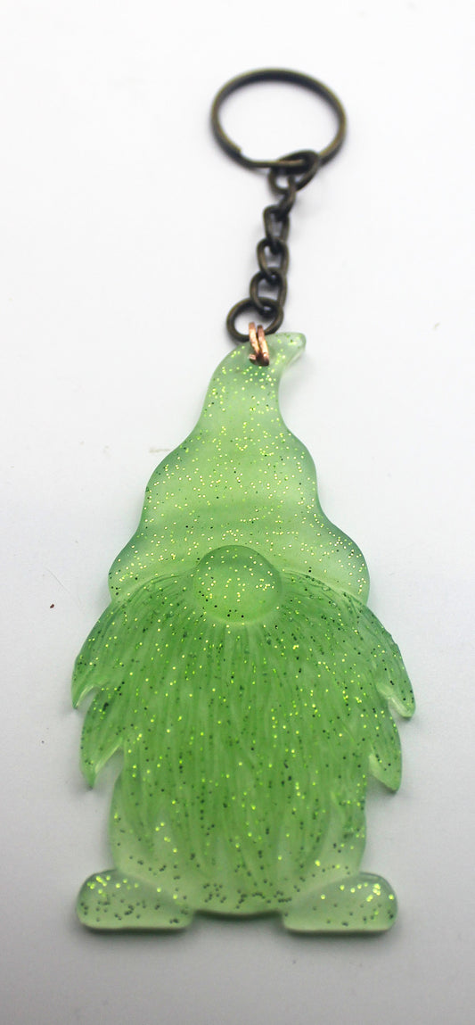 Resin Gnome Keychain
