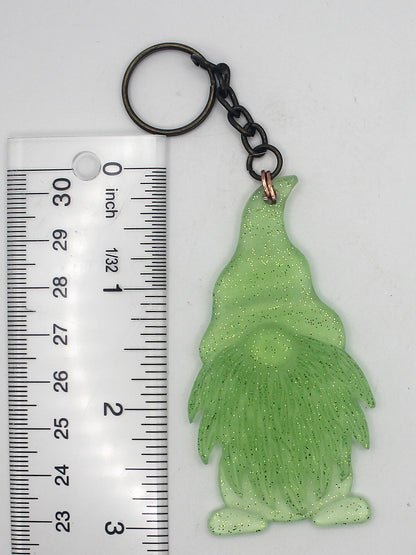 Resin Gnome Keychain