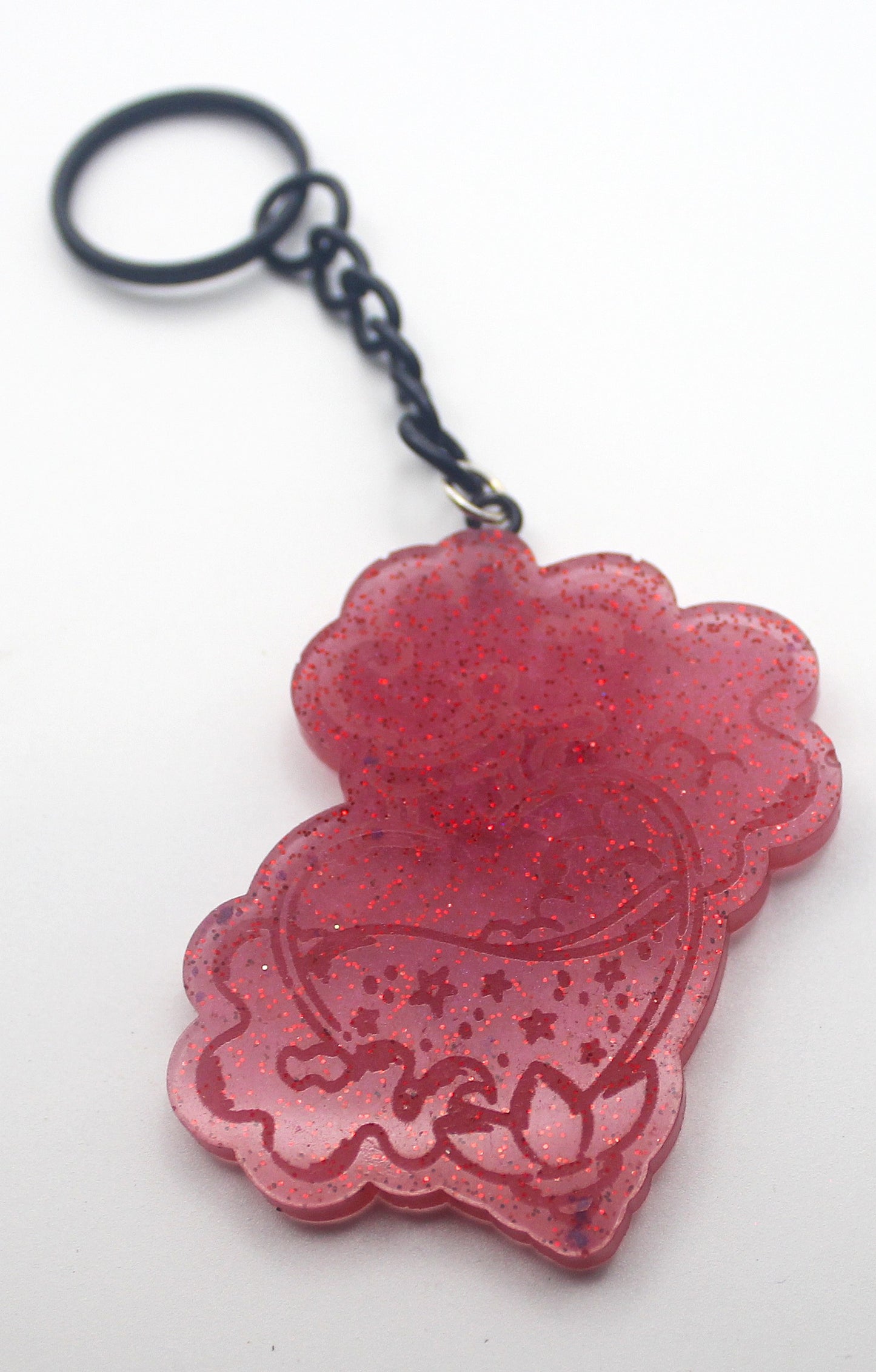 Resin Love Potion Keychain