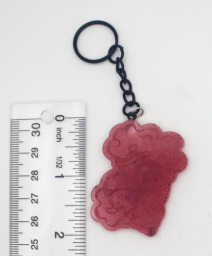 Resin Love Potion Keychain