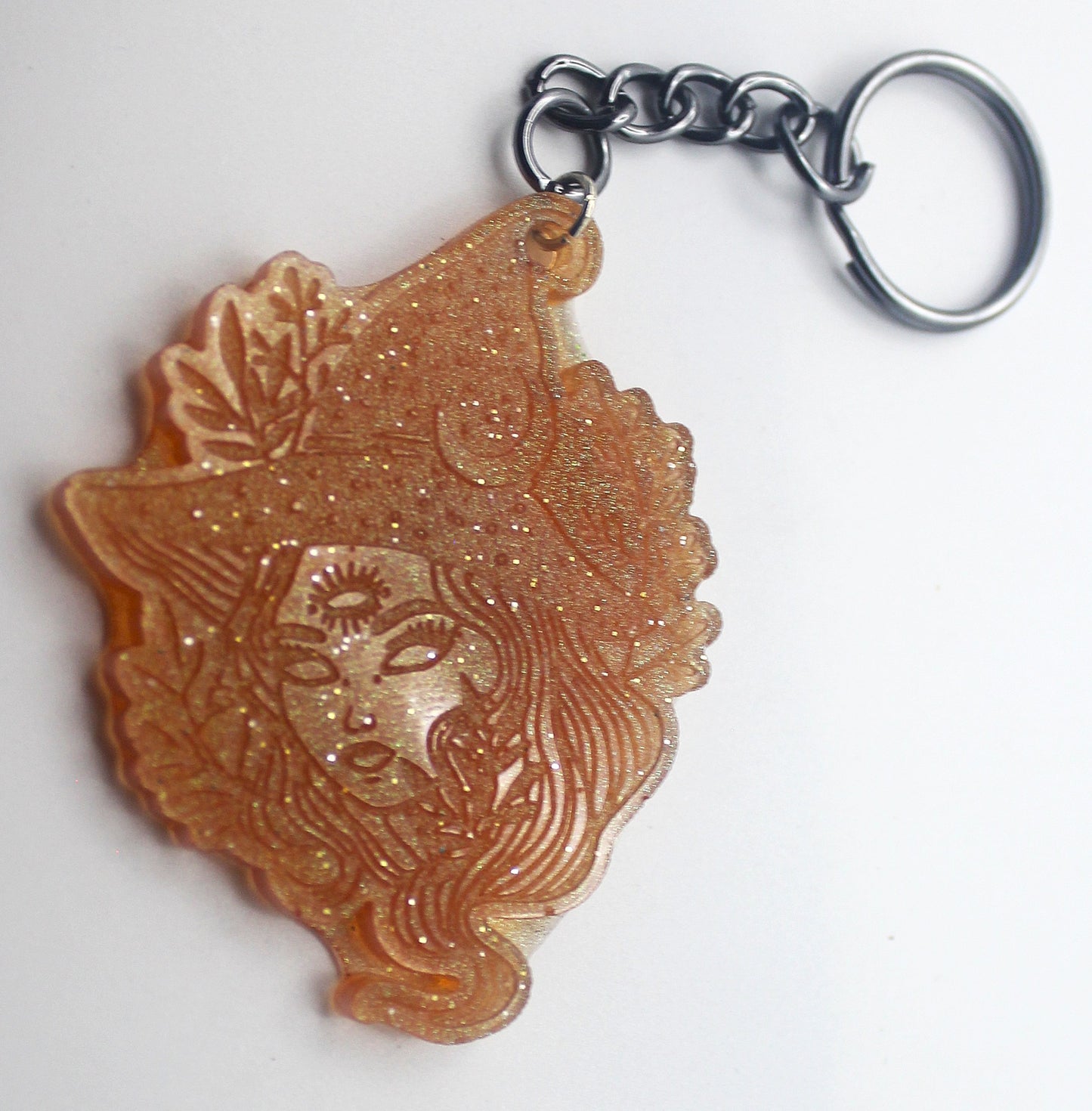 Resin Third Eye Witch Keychain
