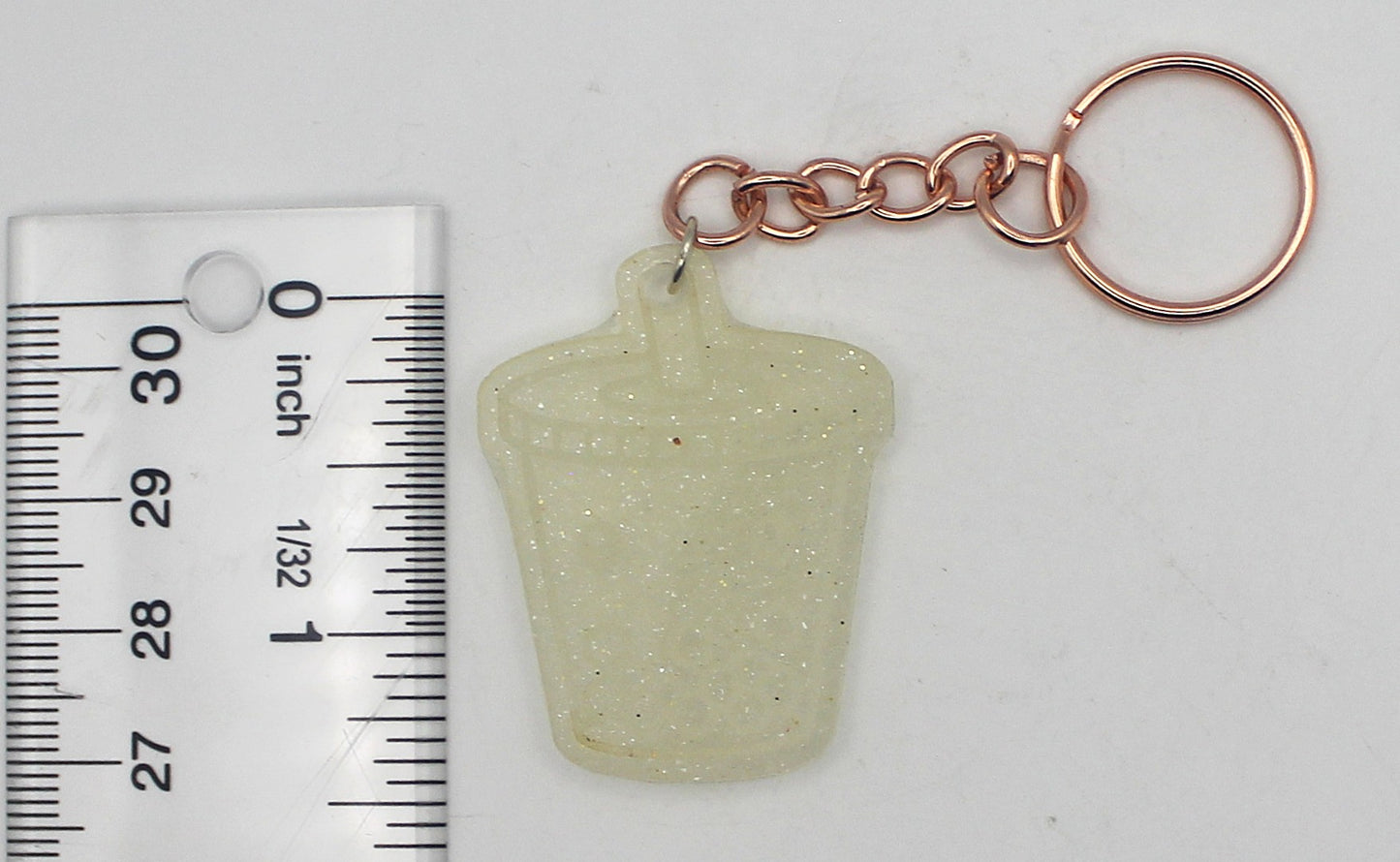 Resin Boba Tea Keychain