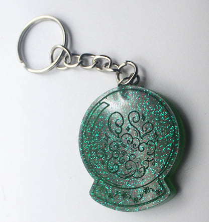 Resin Crystal Ball Keychain
