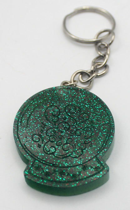 Resin Crystal Ball Keychain