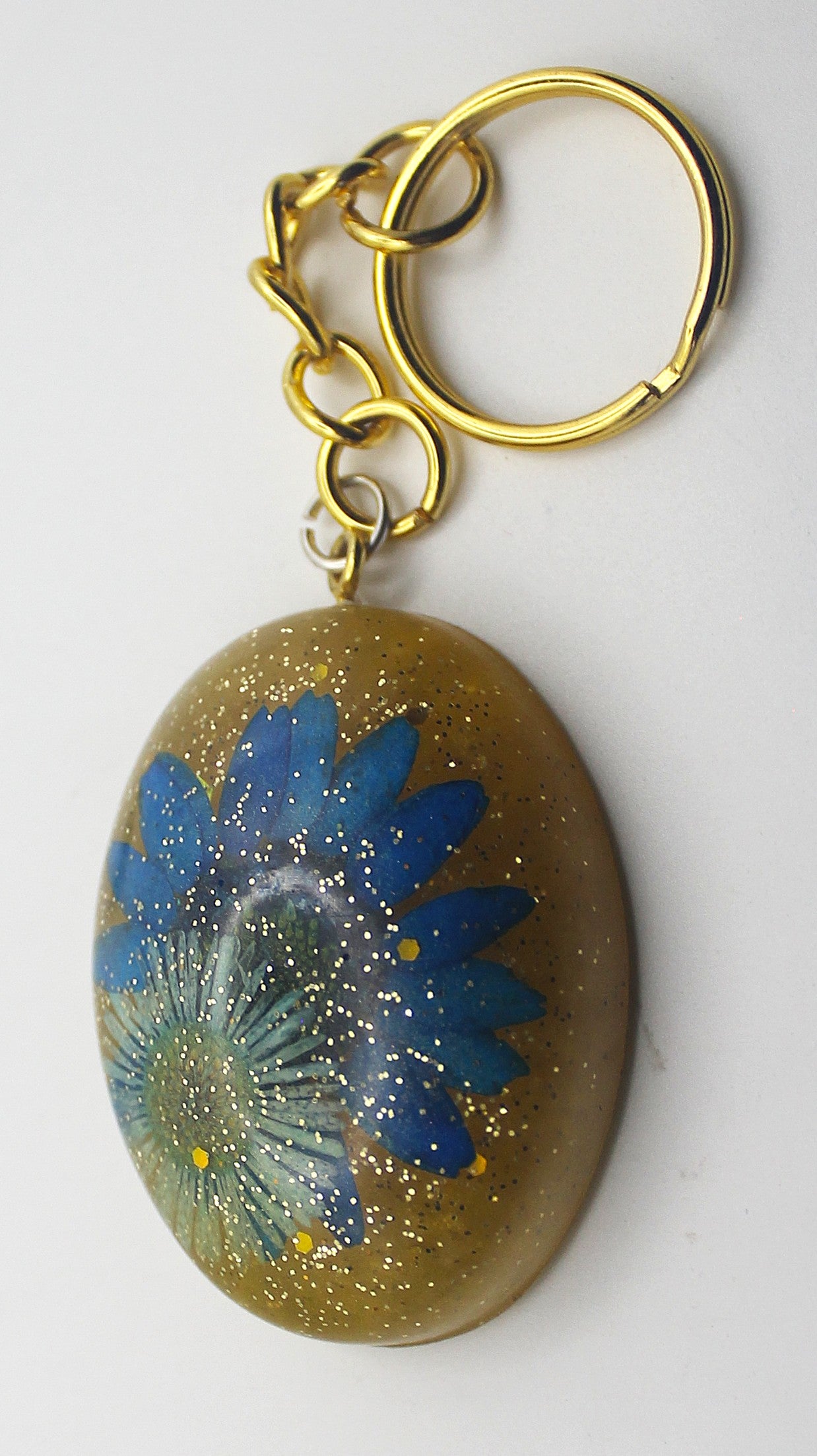 Resin Flower Keychain