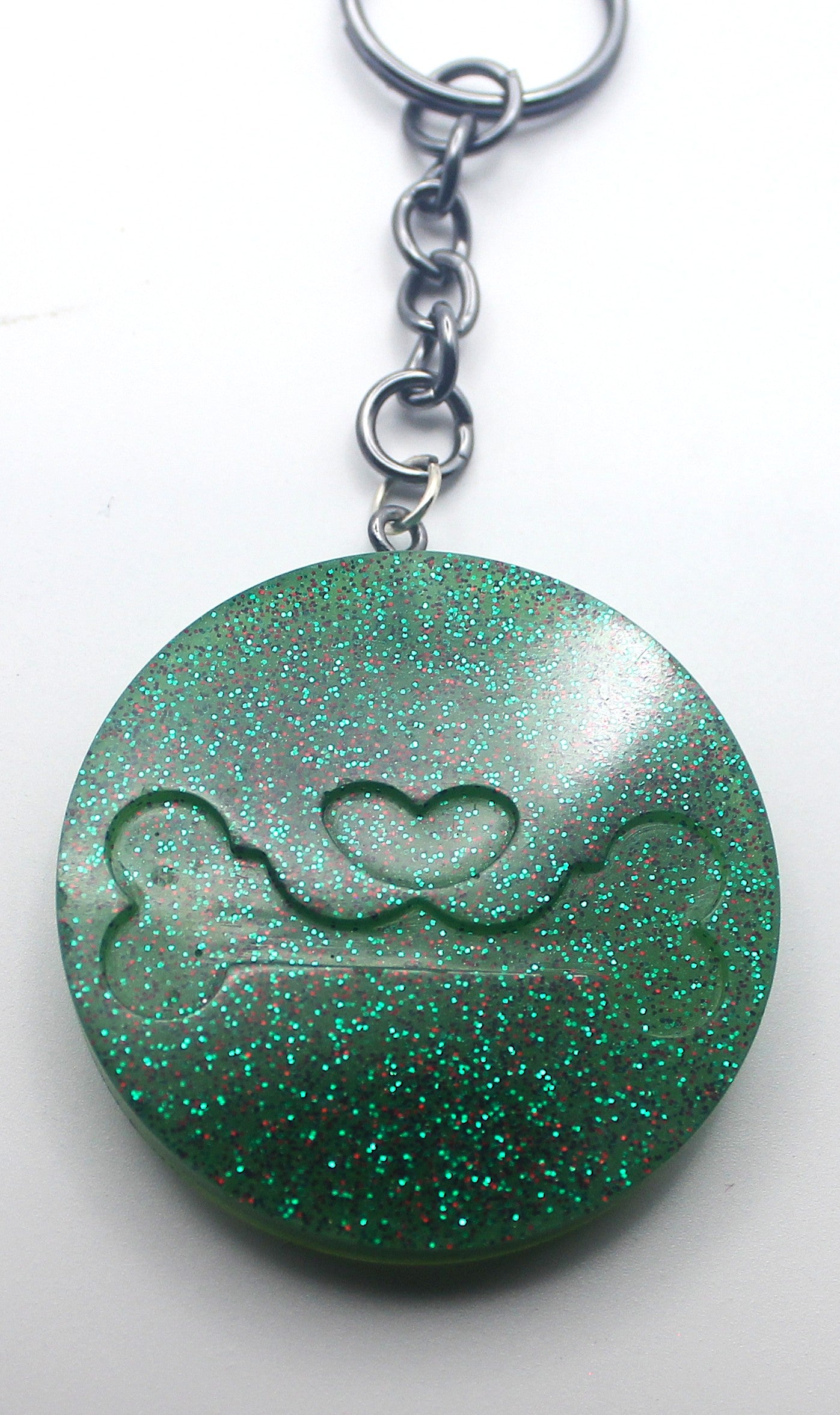Resin Dog Bone Keychain