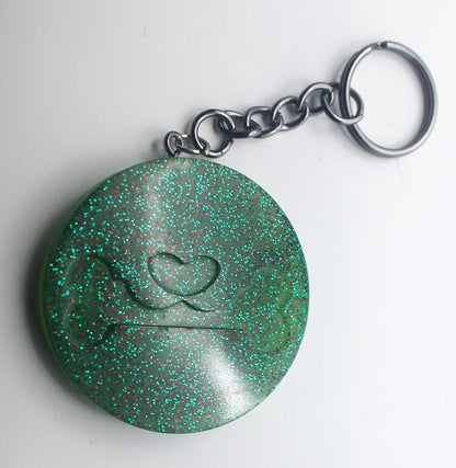 Resin Dog Bone Keychain
