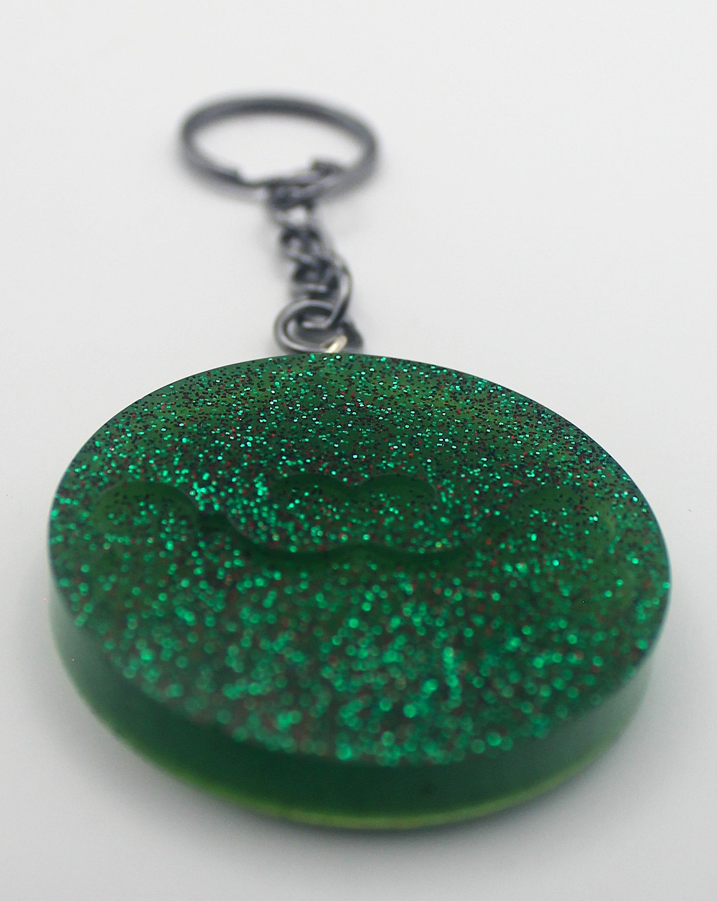 Resin Dog Bone Keychain