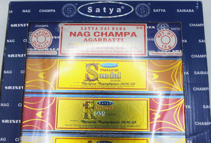 Satya Natural Incense Assortment 7 Pack