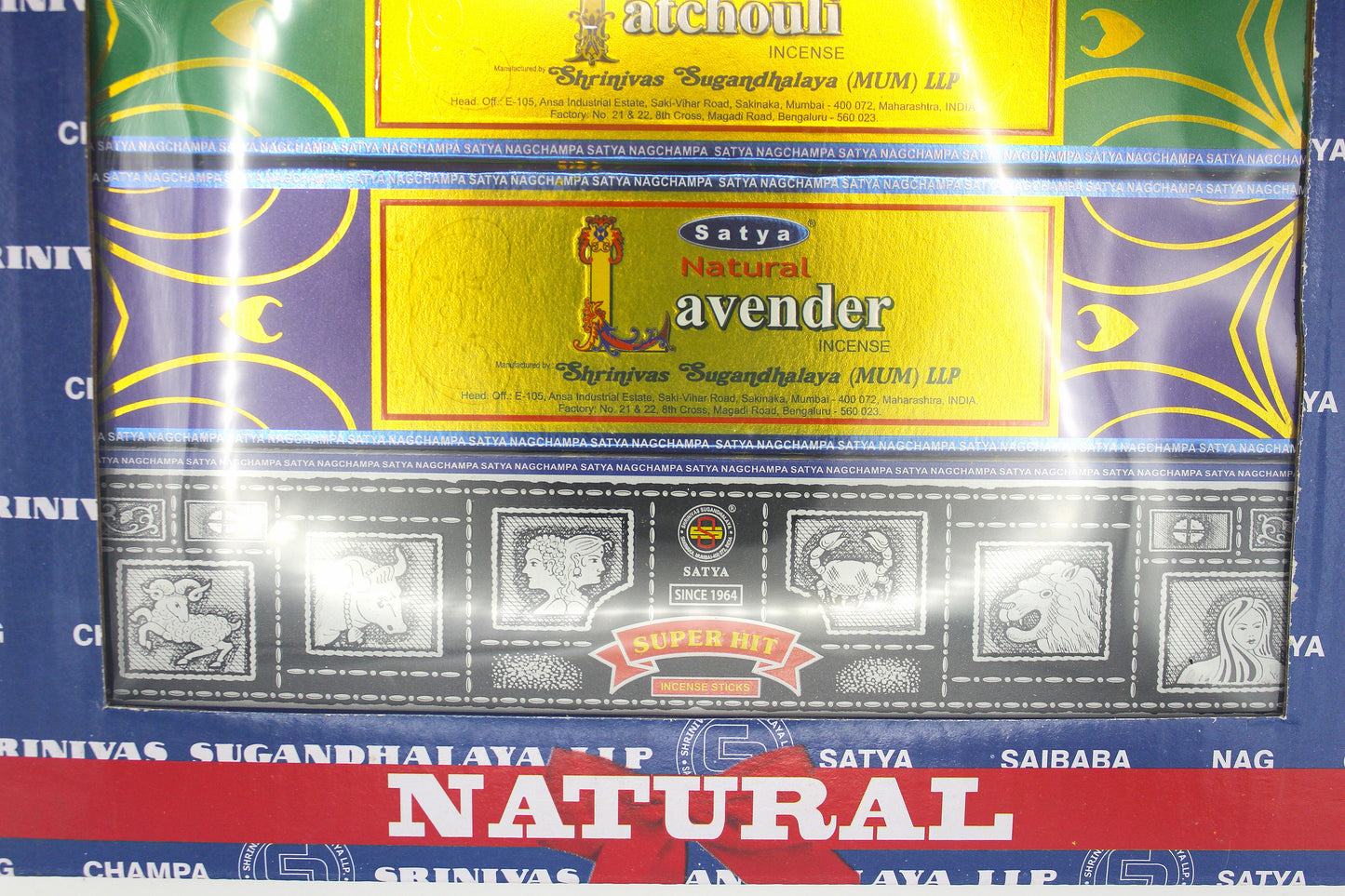 Satya Natural Incense Assortment 7 Pack