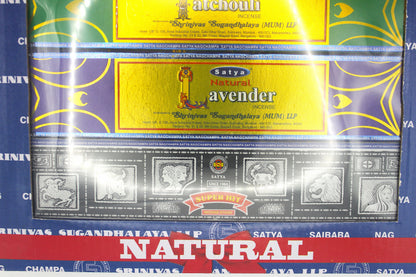 Satya Natural Incense Assortment 7 Pack