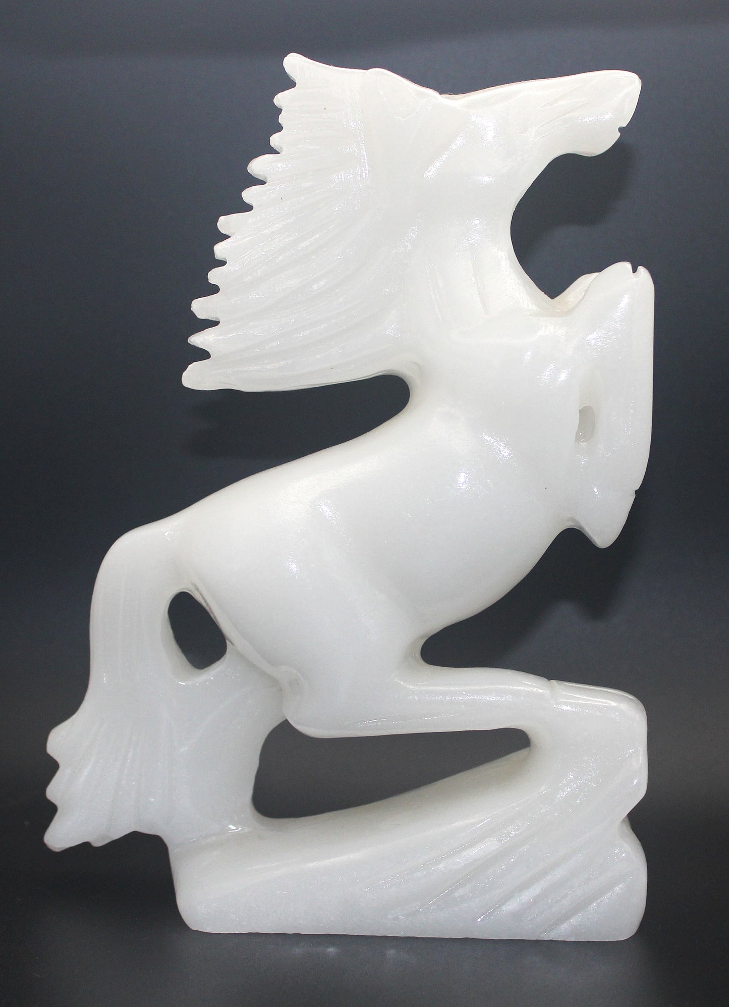 White Calcite Horse