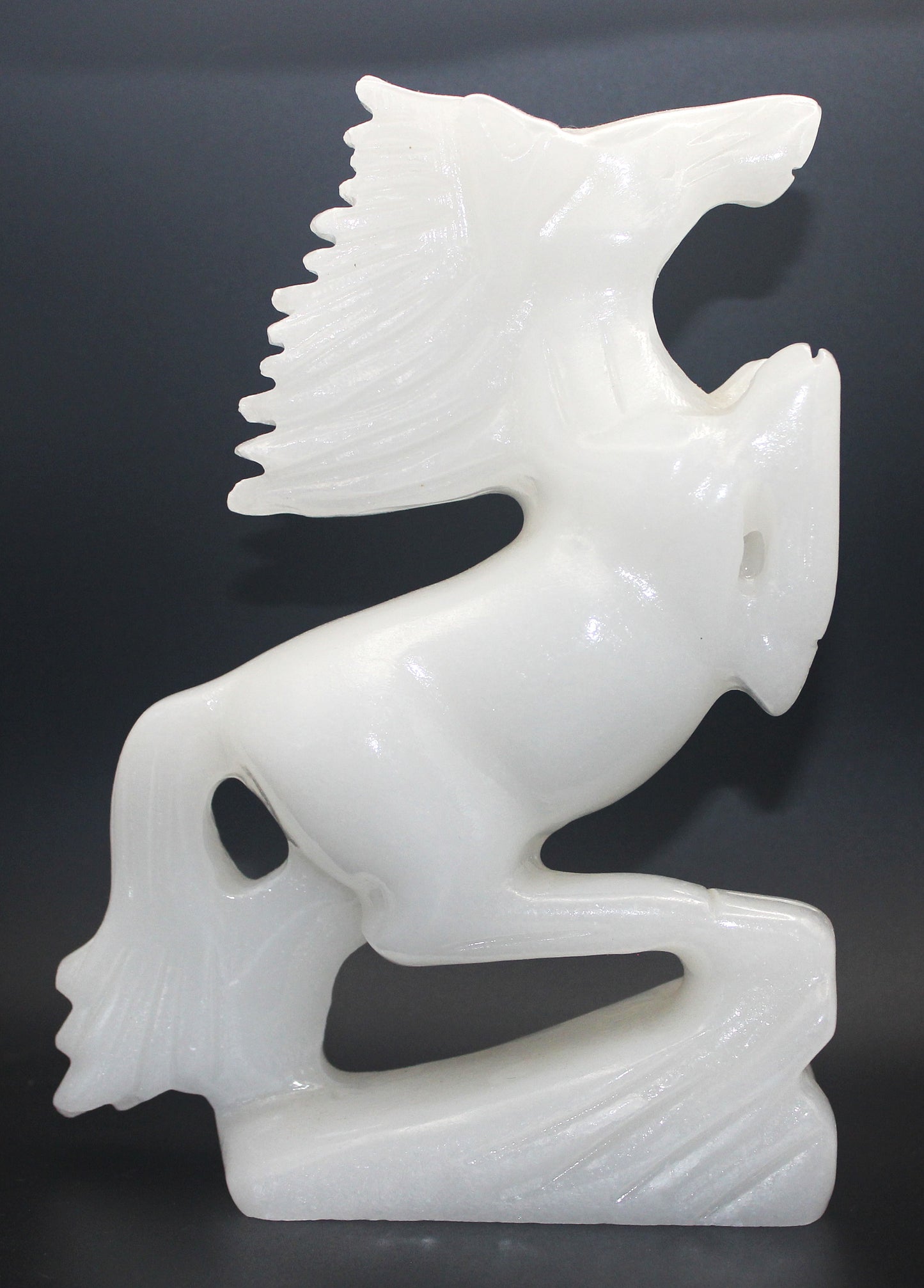 White Calcite Horse