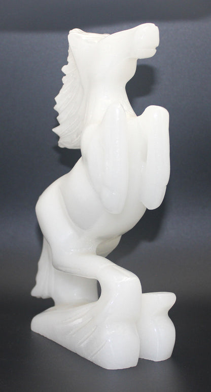 White Calcite Horse