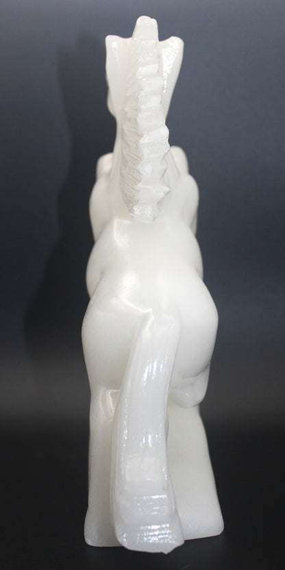 White Calcite Horse