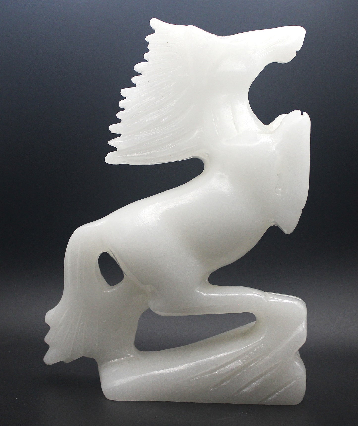 White Calcite Horse