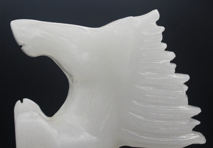 White Calcite Horse