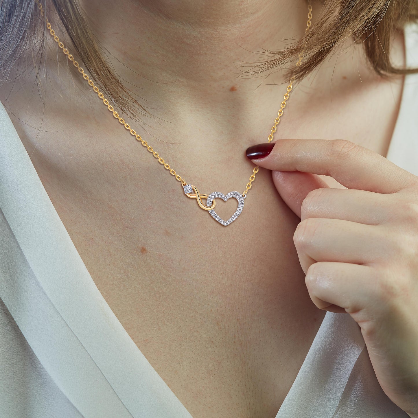 Infinity Heart Necklace