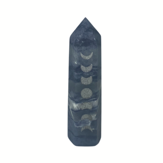 Dumortierite Moon Phase Point