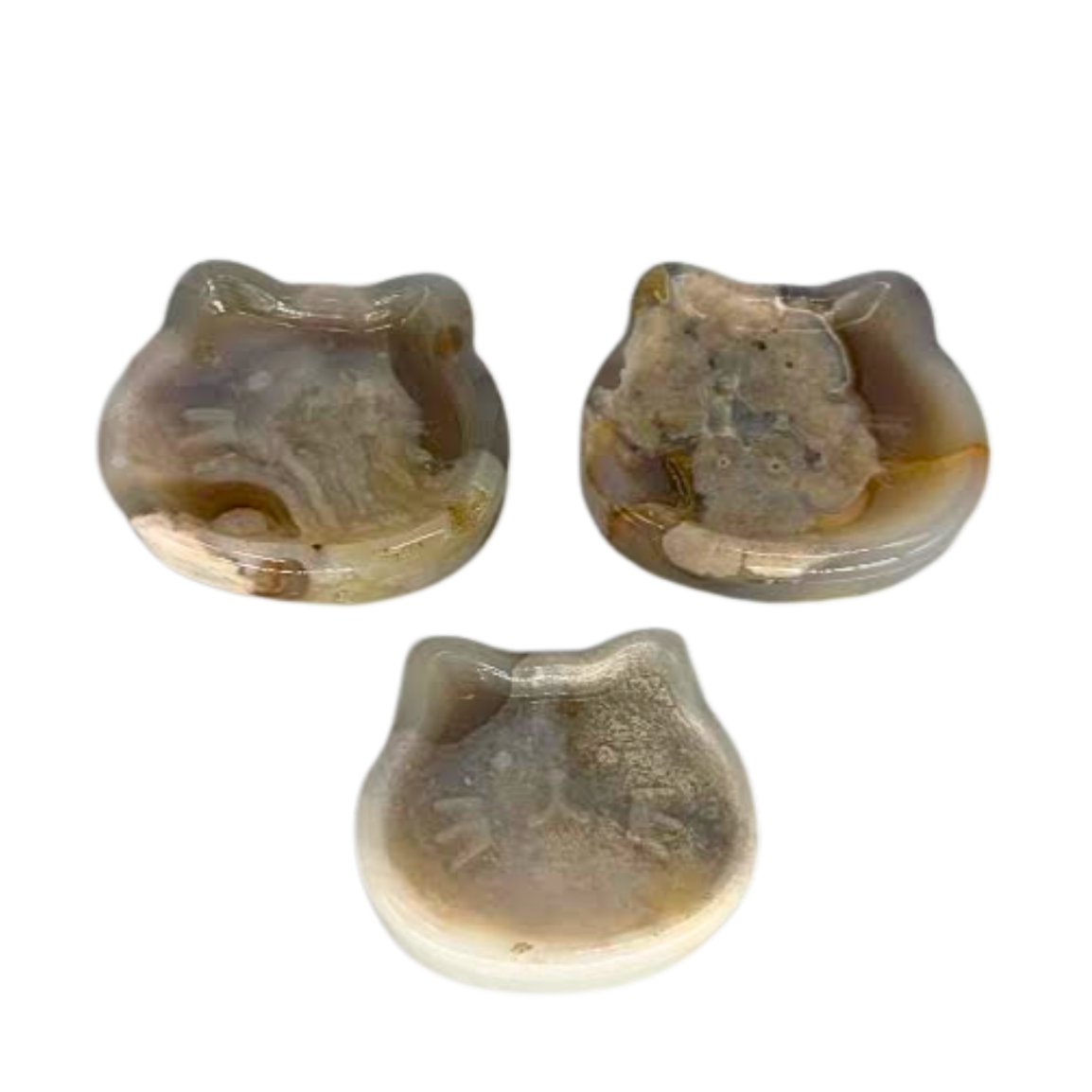 Dendritic Agate Cat Dish