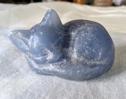 Angelite Sleeping Cat